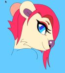  adobe animate domestic_ferret glowhips hair mammal mustela mustelid musteline pastel sidecut vector 