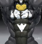  2020 abs front_view legendary_pok&eacute;mon male mammal muscular muscular_male nintendo pecs pok&eacute;mon pok&eacute;mon_(species) urshifu video_games waddledox 