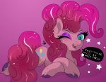  dialogue equid equine female feral friendship_is_magic lunar_cipher mammal my_little_pony pinkie_pie_(mlp) solo 