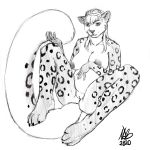  1:1 big_breasts breasts digital_media_(artwork) domestic_cat felid feline felis hair hi_res kynthia kynthia_nightfire kytecat long_hair mammal notdonebaking nude pantherine pregnant sketch snow_leopard 