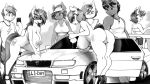  2020 absurd_res anthro areola bedroom_eyes bent_over big_breasts blush breasts butt car car_wash cellphone clothed clothed/nude clothed_female_nude_female clothed_male_nude_female clothing equid equine exhibitionism eyebrows eyewear facial_hair fan_character female footwear glasses greyscale hi_res high_heels horn horse huge_breasts jewelry lidded_eyes lipstick looking_at_viewer looking_back makeup male mammal marr&oacute;n monochrome my_little_pony narrowed_eyes necklace nipples nissan nissan_gt-r nissan_skyline nude phone pony public_nudity pussy raised_eyebrow replica_(artist) reppy seductive shoes sibling sister sisters small_car smartphone twins unicorn valley_(oc) vehicle visor 