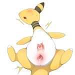  1:1 ampharos bodily_fluids cum female genital_fluids hi_res male male/female nintendo penis pok&eacute;mon pok&eacute;mon_(species) sex simple_background video_games white_background x-ray youjomodoki 