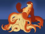  anthro anthrocealia breasts cephalopod cetacean crotch_tentacles delphinoid female hybrid mammal marine mollusk nipples oceanic_dolphin orange_body orca pussy solo tentacles toothed_whale yaroul 