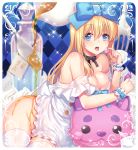  alice alice_in_wonderland cleavage hoshina_meito naked_apron thighhighs 