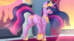  16:9 2020 absurd_res animal_genitalia animal_pussy butt clitoris cutie_mark dock equid equine_pussy eyelashes female feral friendship_is_magic genitals hi_res horn mammal my_little_pony purple_eyes pussy ratofdrawn smile solo teats twilight_sparkle_(mlp) winged_unicorn wings 