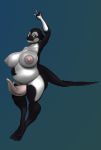  2020 3d_(artwork) animal_genitalia anthro big_breasts big_penis breasts cetacean delphinoid digital_media_(artwork) erection genitals gynomorph hi_res huge_breasts huge_penis intersex looking_at_viewer mammal marine mxwqtkl nipples nude oceanic_dolphin orca penis simple_background solo toothed_whale 