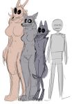 absurd_res big_breasts bone breasts canid canine female hi_res keadonger malo_0.9 malo_1.1 mammal scp-1471 scp_foundation sketch skull small_breasts undead 