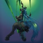  anthro arthropod bdsm big_breasts big_butt bondage bound breasts butt changeling domination facesitting female female_domination friendship_is_magic hi_res larger_female my_little_pony nude queen_chrysalis_(mlp) size_difference syrios 