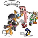  amy_rose blargsnarf chao cheese_the_chao rouge_the_bat sonic_team tails 