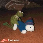  animated kermit_the_frog muppets sesame_street sextoon 