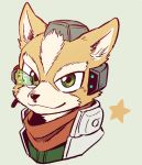  2020 black_nose canid canine clothing dark_ishihara fox fox_mccloud fur green_eyes jacket male mammal nintendo scarf smile star_fox topwear video_games 