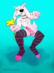  2020 abs anthro asriel_dreemurr_(god_form) balls blush boss_monster bovid caprine clothing digital_media_(artwork) edgy erection floating flower fur genitals goat golden_flower goth hi_res horn humanoid_hands humanoid_penis jewelry legwear looking_at_viewer male mammal monster muscular muscular_male necklace nipples nude open_mouth pecs penis plant red_eyes simple_background smile solo stockings tigertooth undertale video_games white_body white_fur 