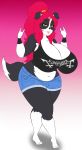  absurd_res ana_rose big_breasts border_collie bottomwear breasts canid canine canis clothing collie curves domestic_dog feet female hair herding_dog hi_res jeans mammal metal metalhead pants pastoral_dog sheepdog shirt shorts slightly_chubby sonatadragon tank_top topwear 