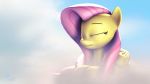  16:9 3d_(artwork) cloud digital_media_(artwork) equid equine eyelashes eyes_closed fastflight female fluttershy_(mlp) friendship_is_magic hi_res horse lying mammal mane my_little_pony pterippus relaxing solo source_filmmaker wings 