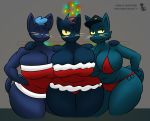  aunt_molly_(nitw) big_breasts bikini breasts candy_borowski clothed clothing domestic_cat felid feline felis group hi_res huge_breasts kingretrokirby looking_at_viewer mae_borowski mammal night_in_the_woods skimpy skullman777 swimwear video_games 