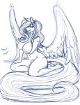  anthro big_breasts breasts equid female gingersnaps_(oc) hi_res horn mammal my_little_pony nude pubes snickerlewdles winged_unicorn wings 