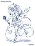  anthro big_breasts bow breasts equid female garter_straps gingersnaps_(oc) hi_res mammal my_little_pony snickerlewdles 