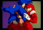  anal balls blackbear genitals humanoid_penis knuckles_the_echidna male male/male penis sonic_the_hedgehog sonic_the_hedgehog_(series) 