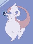  anthro big_butt breasts butt female hi_res huge_butt legendary_pok&eacute;mon mewtwo nintendo nude pok&eacute;mon pok&eacute;mon_(species) seldom solo thick_thighs video_games wide_hips 