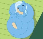  badumsquish coiling cuddling eyes_closed female friendship_is_magic generic_messy_hair_anime_anon hi_res hug human lamia male mammal my_little_pony nude reptile scalie serpentine snake trixie_(mlp) 