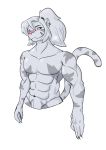  abs absurd_res anthro father_hill felid hi_res male mammal muscular muscular_male pantherine solo tiger tobi_(nimzy) 