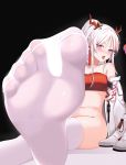  arknights ateoyh bottomless feet tagme thighhighs 