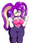  absurd_res alpha_channel alternate_costume big_breasts breasts digital_media_(artwork) green_eyes hair hi_res invalid_color jonathan_koneko lagomorph leporid mammal naomi_(codenamegamma) rabbit skin_suit sonic_the_hedgehog_(series) 