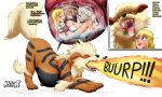  absurd_res arcanine artca9 belly bodily_fluids burping canid canine cutaway drooling feral fire hi_res human internal larger_feral mammal mistletoe mouth_shot multiple_prey nintendo open_mouth oral_vore plant pok&eacute;mon pok&eacute;mon_(species) saliva size_difference size_play soft_vore steam stomach stretching sweat video_games vore yawn 