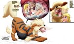  absurd_res arcanine artca9 belly bodily_fluids canid canine cutaway drooling feral hi_res human internal larger_feral mammal mistletoe mouth_shot multiple_prey nintendo open_mouth oral_vore plant pok&eacute;mon pok&eacute;mon_(species) saliva size_difference size_play soft_vore steam stomach stretching sweat video_games vore yawn 