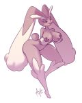  acrylictoon alpha_channel anthro anthrofied big_breasts breasts female hi_res holding_breast looking_at_viewer lopunny nintendo nude open_mouth pok&eacute;mon pok&eacute;mon_(species) simple_background solo transparent_background video_games wide_hips 