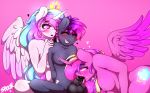  &lt;3 aaa-its-spook absurd_res anthro balls big_breasts breasts equid fellatio female friendship_is_magic genitals group group_sex gynomorph gynomorph/female hi_res horn intersex intersex/female mammal my_little_pony nude oral penile princess_cadance_(mlp) princess_celestia_(mlp) sex threesome winged_unicorn wings 