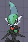  2008 cigar clothed clothing crossed_arms eyewear gallade humanoid ipbjt low_res necktie nintendo pok&eacute;mon pok&eacute;mon_(species) simple_background smoking solo suit sunglasses video_games 