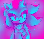  2015 :&lt; anthro blue_and_pink eulipotyphlan hedgehog male mammal restricted_palette shadow_the_hedgehog solo sonic_the_hedgehog_(series) spacecolonie 