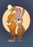  chain disney female handcuffed handcuffs hi_res judy_hopps lokpik lola_bunny looney_tunes prison_jumpsuit prison_uniform prisoner shackles warner_brothers zootopia 