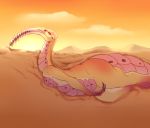 anonymous_artist arthropod_abdomen beak female hi_res ladybird_(legion_beast) sand_heron solo swimming 