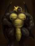  arokhzero biceps big_pecs big_penis dragon flaccid foreskin genitals hi_res huge_penis humanoid_penis hyper hyper_genitalia hyper_penis knot male multi_genitalia multi_knot musclegut muscular muscular_male nipples pecs penis portrait reptile scales scalie solo tankh uncut wings 