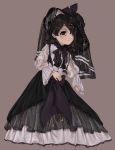  1girl black_hair brown_eyes highres look plain_doll yuuren_kyouko 