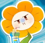  2018 flora_fauna flowey_the_flower hyeing02 not_furry plant solo undertale video_games 