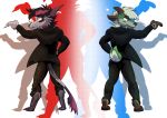  bovid canid canine canis caprine fur gesture goat green_body green_fur mammal pointing pose trevor-fox wolf 