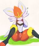  ? anthro anus censored cinderace clitoris female front_view genitals hi_res looking_at_viewer nintendo pink_pussy pok&eacute;mon pok&eacute;mon_(species) pussy sitting solo spread_legs spreading video_games white_body 武弾典斎 