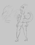  absurd_res clothing dragon female frankato hi_res humanoid scalie sketch solo 