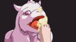  16:9 feet female food granolapunch hi_res licking looking_at_viewer pie tongue tongue_out toriel undertale video_games 