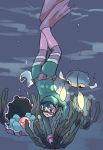  1girl black_eyes blue_hair chinchou clamperl creature dark diving_mask diving_suit flippers free_diver_(pokemon) full_body gen_2_pokemon gen_3_pokemon light mizuto_(o96ap) poke_ball poke_ball_(generic) pokemon pokemon_(creature) pokemon_(game) pokemon_oras underwater water 