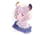  animal_ears blue_eyes lolita_fashion mousegirl original short_hair signed wadanaka white white_hair 