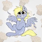  1:1 2020 blonde_hair cutie_mark derpy_hooves_(mlp) digital_media_(artwork) equid equine feathered_wings feathers friendship_is_magic fur grey_body grey_fur hair hi_res mammal my_little_pony pterippus wings yellow_eyes zazush-una 