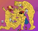  duffman groundskeeper_willie marge_simpson rainier_wolfcastle the_fear the_simpsons 
