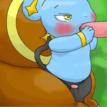  bear fellatio gay grizzly_bear male mammal nintendo oral oral_sex penis pok&#233;mon pokemon sex shinx size_difference unknown_artist ursaring video_games 