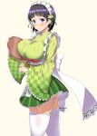  kawase_seiki kirigaya_suguha maid sword_art_online thighhighs wa_maid 