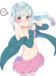  bikini breast_hold eromanga-sensei izumi_sagiri open_shirt swimsuits tagme 