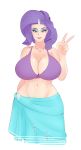  big_breasts breasts cleavage clothed clothing female friendship_is_magic hi_res horn horned_humanoid humanoid my_little_pony rarity_(mlp) sundown_(artist) 